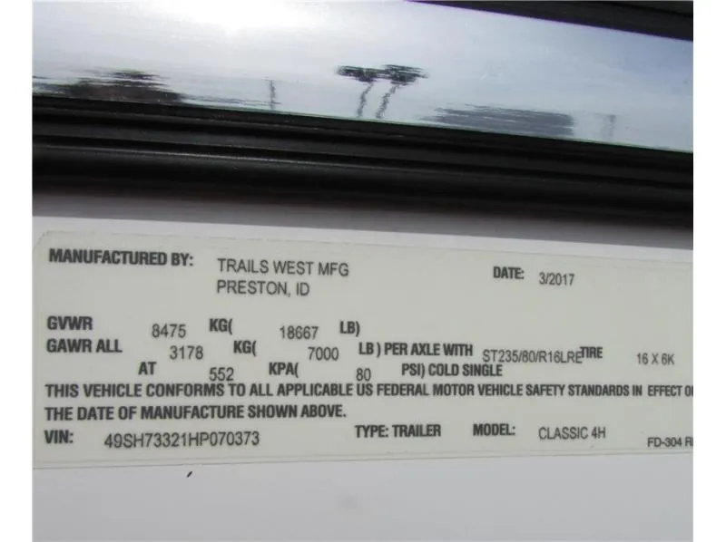 used Horse Trailers Trails West  for sale, in Madera, CA Thumbnail 30