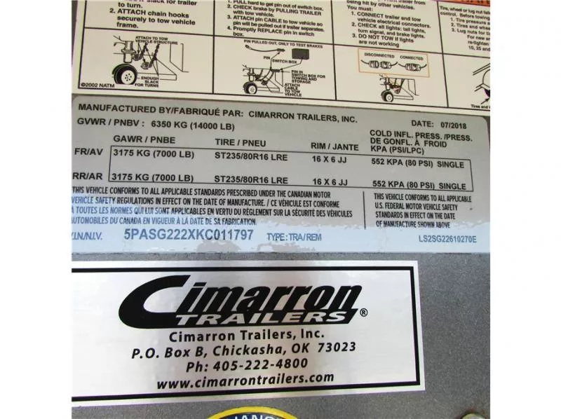 used Stock / Stock Combo Trailers Cimarron Trailers  for sale, in Madera, CA Thumbnail 29