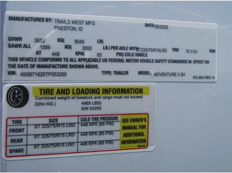 new Horse Trailers Trails West  for sale, in Madera, CA Thumbnail 18