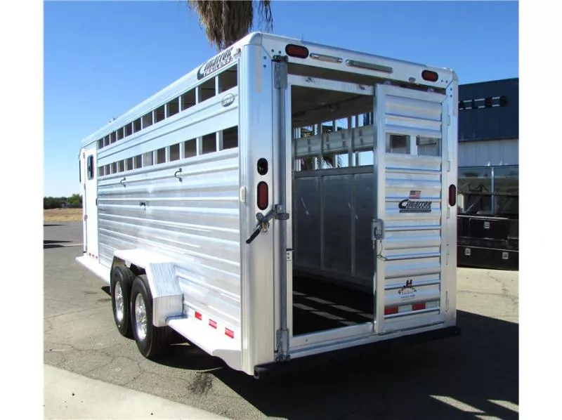 used Stock / Stock Combo Trailers Cimarron Trailers  for sale, in Madera, CA Thumbnail 5