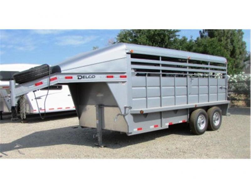 2022 Delco Trailers Stock Metal Top GN 6'8"x16" 2022 Delco Trailers Stock Metal Top GN 6'8"x16"