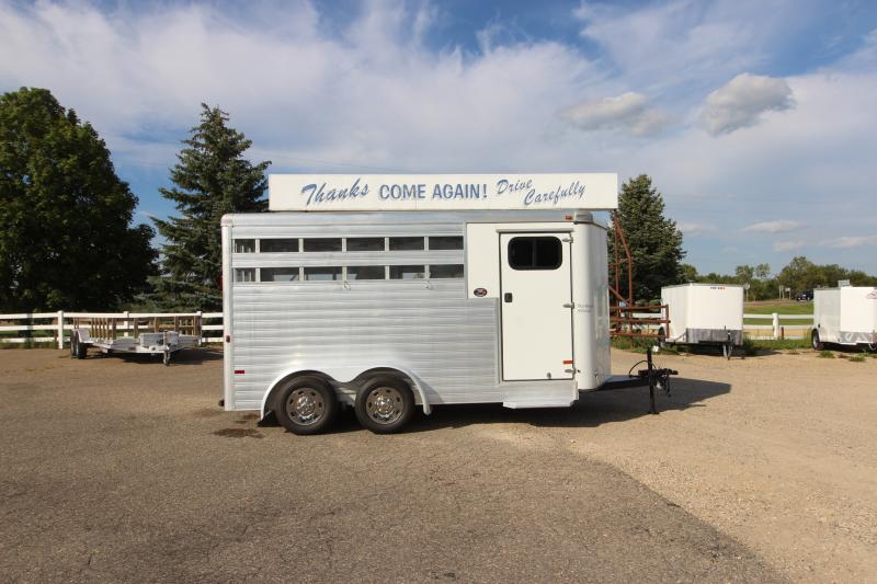 2012 Sundowner Trailers 3 Horse Stock combo Horse Trailer Horse