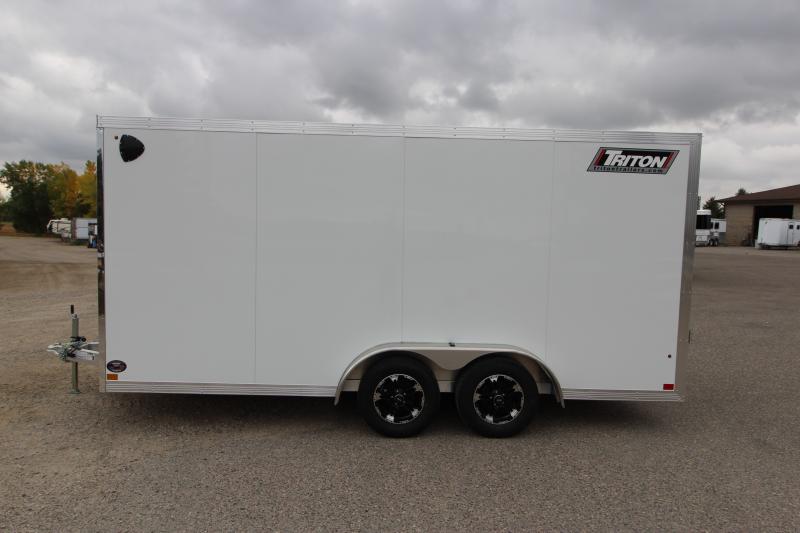 2023 Triton Trailers 7.5x16 Cargo / Enclosed Trailer Featherlite