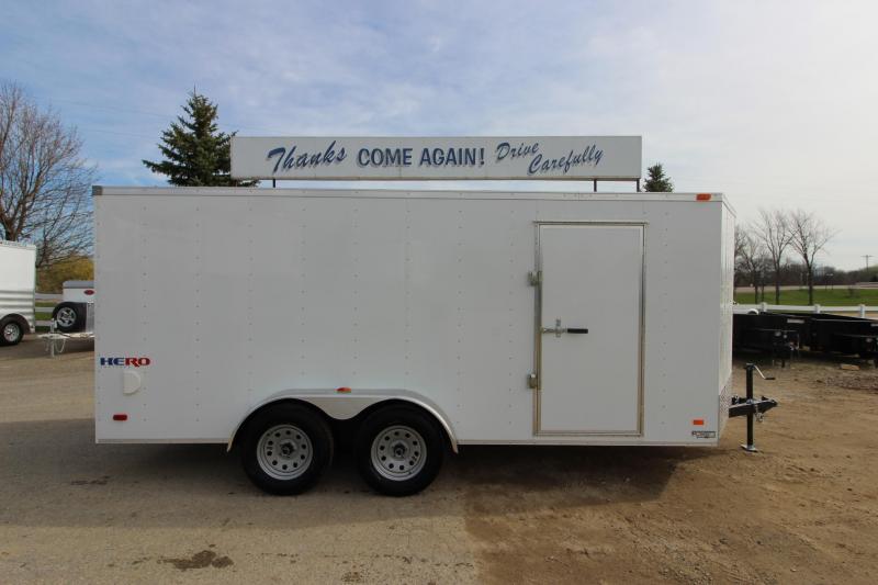 2019 Bravo Trailers Hero 7x16 Enclosed Cargo Trailer 2019 Bravo Trailers Hero 7x16 Enclosed Cargo Trailer