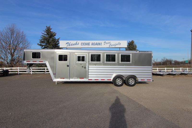 2024 Featherlite 4 Horse GN Trailer 1Wwp0aq7w6io