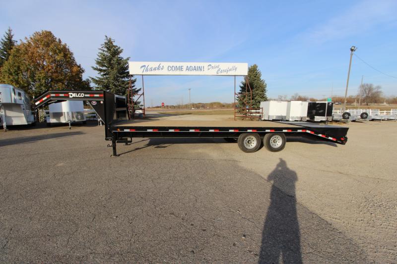 2023 Delco Trailers 20' Tilt 4' Stationary Equipment Trailer