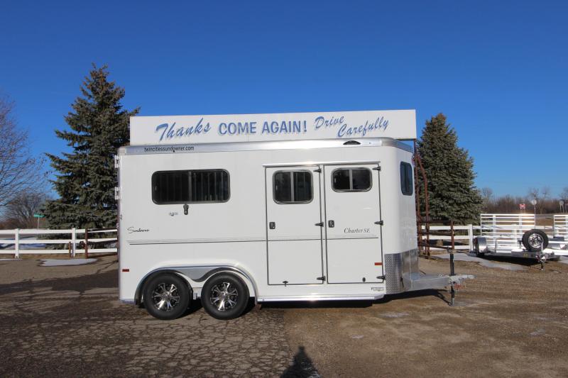 2022 Sundowner Trailers Charter 2HR BP Horse Trailer 2022 Sundowner Trailers Charter 2HR BP Horse Trailer
