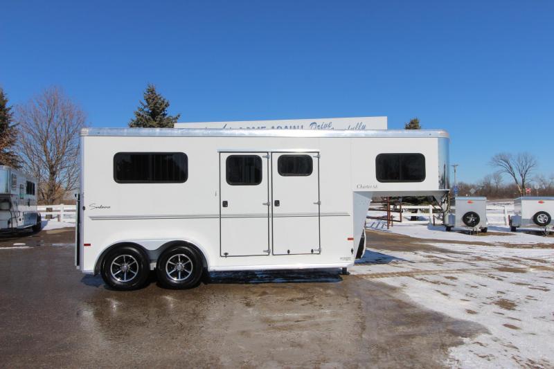 2019 Sundowner Trailers Charter 2HR GN Horse Trailer 2019 Sundowner Trailers Charter 2HR GN Horse Trailer