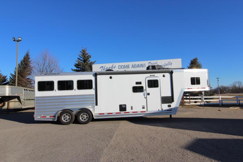 New 2020 Featherlite 3HR GN with 11' LQ and Slide Out Horse Trailer New 2020 Featherlite 3HR GN with 11' LQ and Slide Out Horse Trailer