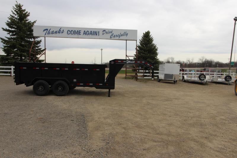 2022 Delco Trailers 14' Gooseneck Dump Trailer 2022 Delco Trailers 14' Gooseneck Dump Trailer