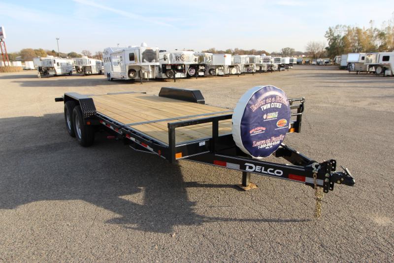 2023 Delco Trailers 20' Tilt 4' Stationary Equipment Trailer