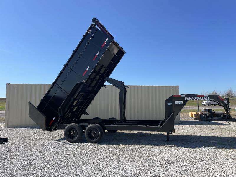 2025 Performance Trailers GN8316 Dump Trailer