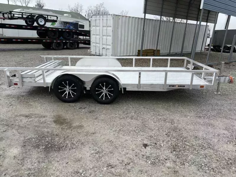 2024 SPORT HAVEN Trailers 7 X 18 ALL ALUMINUM-WOOD FLOOR 7k