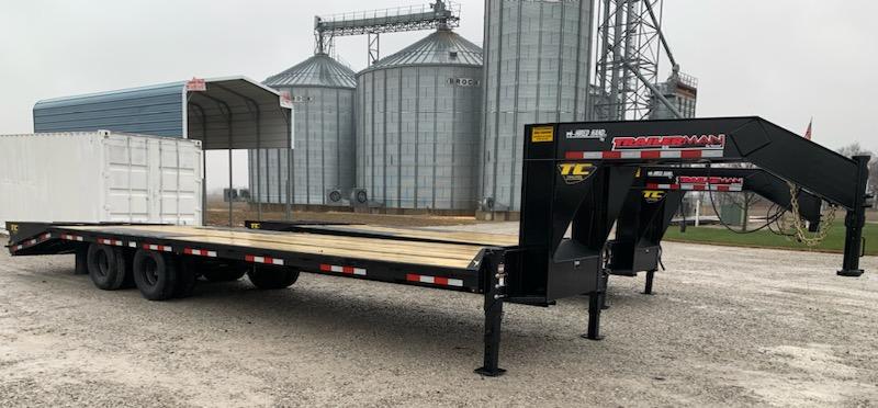 2024 Trailerman Trailers 25 + 5 DO Gooseneck 20K Trailer Stk#15324