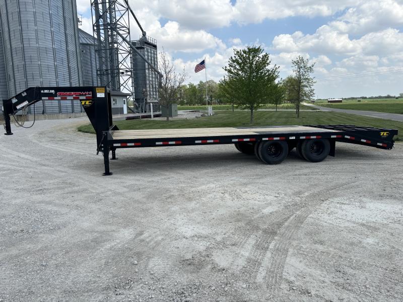 2024 Trailerman Trailers 20 + 5 DO Gooseneck 20k Trailer Stk#15588