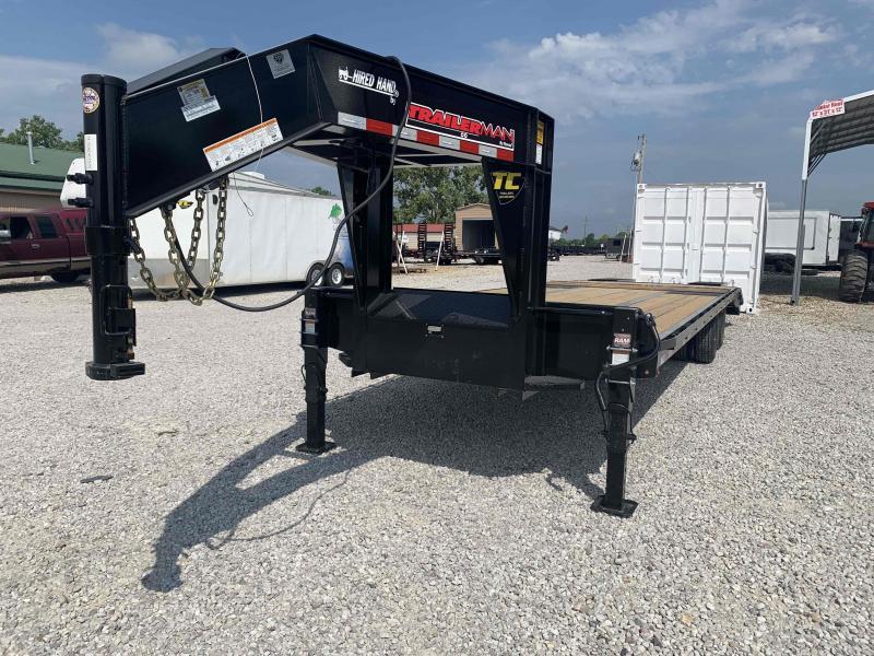 2024 Trailerman Trailers 25 + 5 DO Gooseneck 20K Trailer Stk#15542