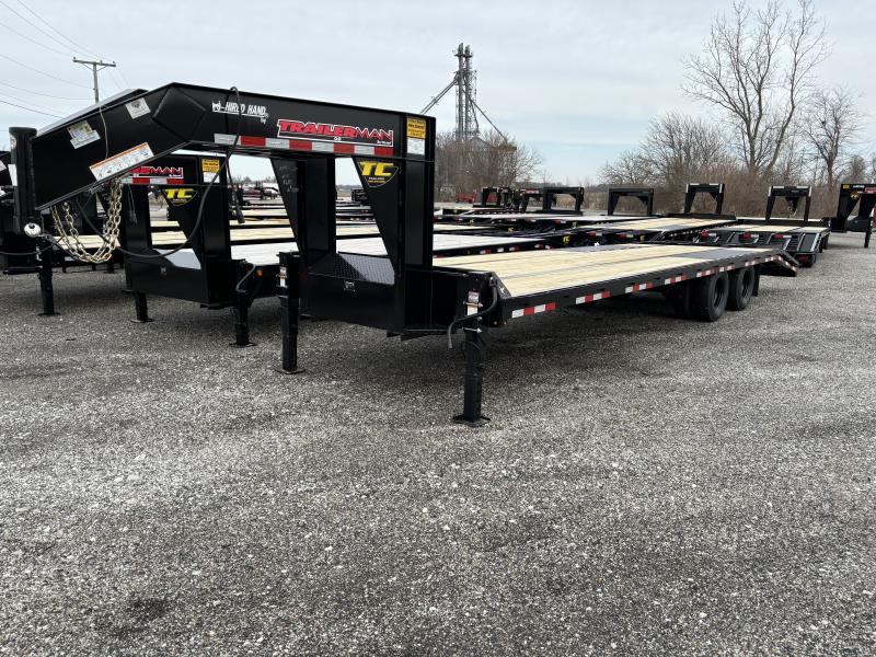 2024 Trailerman Trailers 25 + 5 DO Gooseneck 20k Trailer Stk#15404