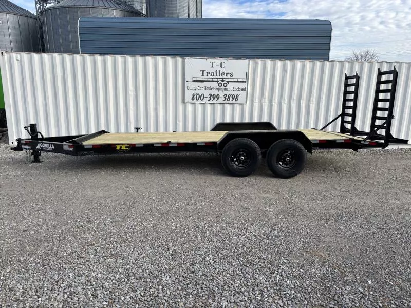 2026 Gorilla Trailers 7 x 18+2 Equipment 14K Trailer Stk#16716 zTfuTo4jw3ux