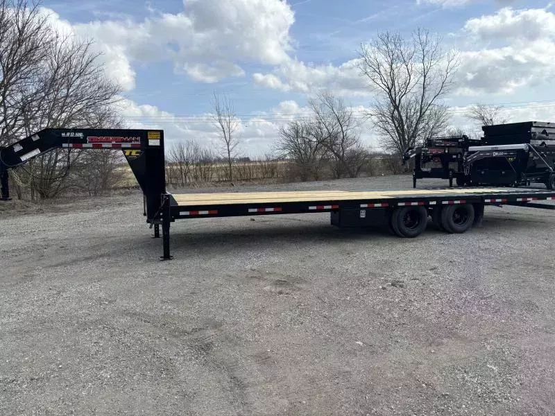 2025 Trailerman Trailers 21 + 9 DO Gooseneck 20K Trailer STK#16375