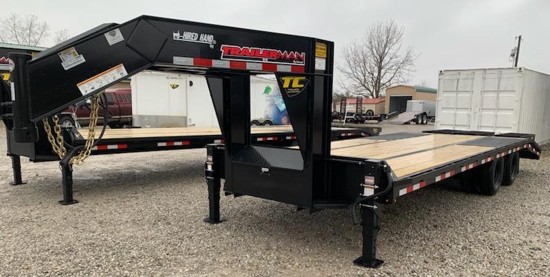 2024 Trailerman Trailers 20 + 5 DO  Gooseneck 20K Trailer Stk#15540