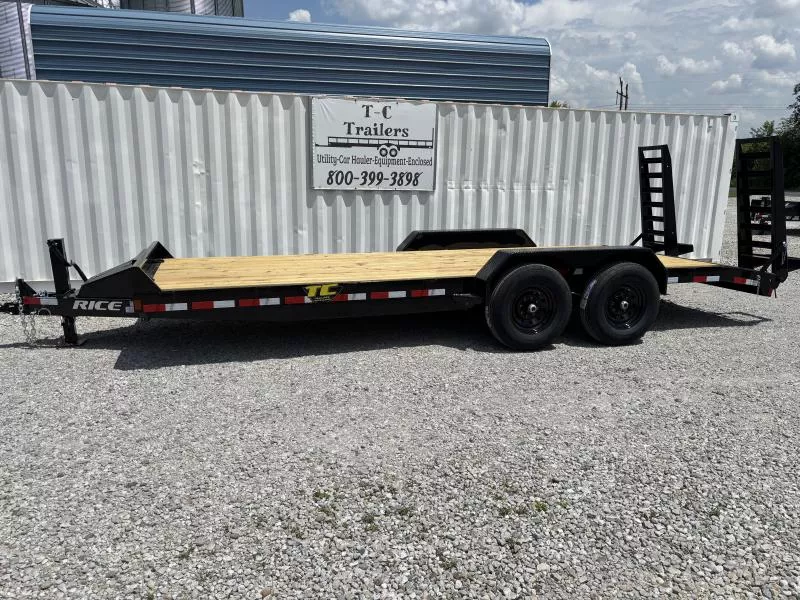 2025 RICE TRAILERS 6'10 X 18 + 2 EQUIPMENT 14K TRAILER STK#16364