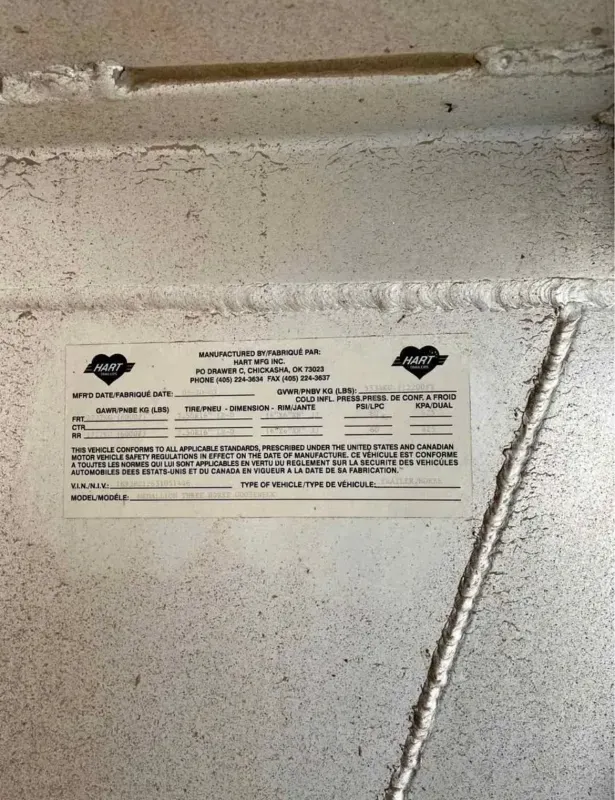 used Horse Trailers Hart Trailers  for sale, in Meeker, CO Thumbnail 7