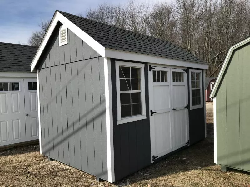 2025 Amish Backyard Structures 8 x 12 New England Utility Shed