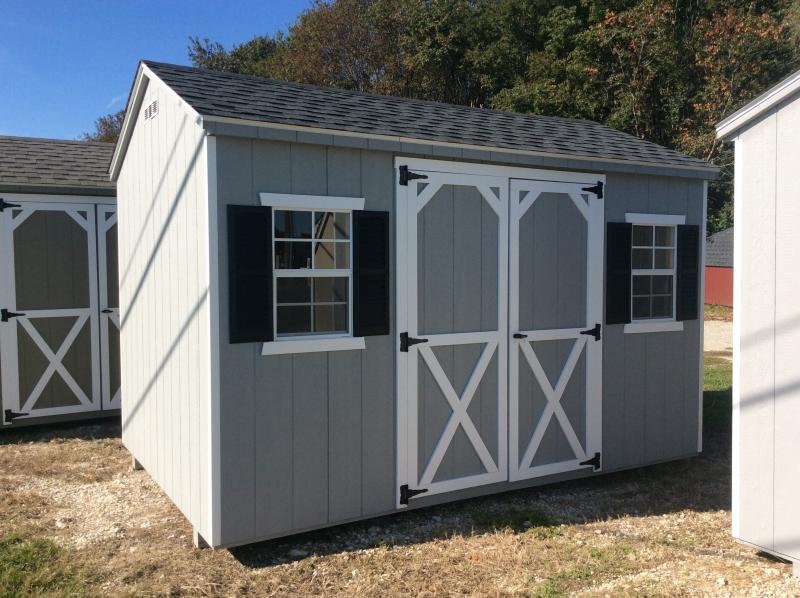 2023 Amish Backyard Structures 8 X 12 AFRAME Utility Shed Trailers