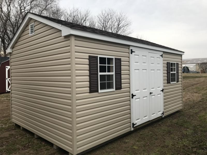 2023 Amish Backyard Structures 10 x 12 AFrame Utility Shed Trailers