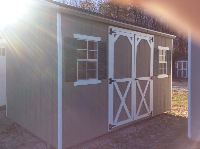 2023 Amish Backyard Structures 8X10 A Frame Utility Shed Trailers for