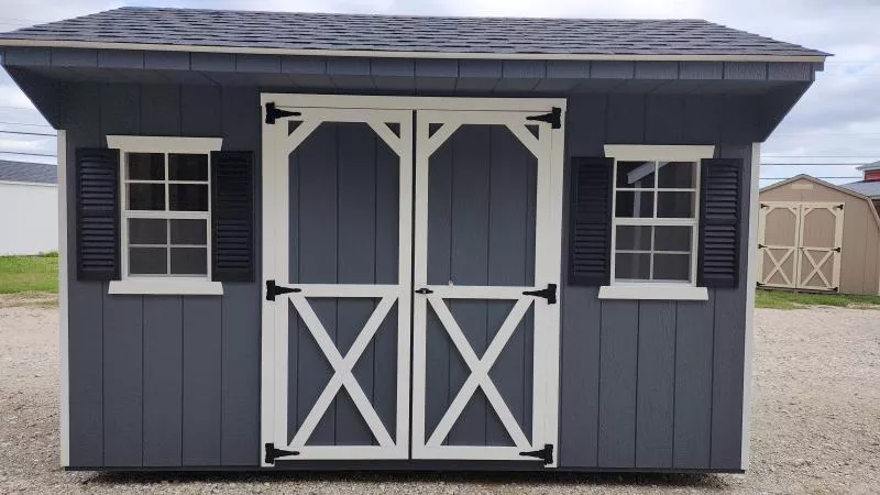 2024 Amish Backyard Structures 8x12 Quaker  NetQi8btgwlp