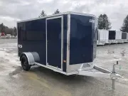 2026 E-Z Hauler 6x12 Aluminum Enclosed Cargo Trailer w/Spring Assist Ramp Door. 940 lbs.