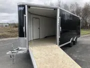 2026 CargoPro 8.5x18+6 Aluminum All Sport 3-Place Enclosed Snowmobile Trailer w/Extra Height & Spoil