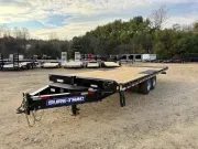 2026 Sure-Trac 8.5x22 Powder Coated 17.6K Power Tilt Deckover Equipment Trailer