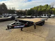 2026 Sure-Trac 8.5x22 Powder Coated 15K Power Tilt Deckover Equipment Trailer