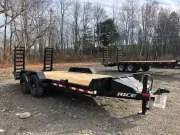 2026 Rice 7x18 14K Equipment Hauler w/D-Rings, Spare Mount, & Toolbox