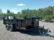 2026 Griffin 7x14 14K Powder Coated Dump Trailer