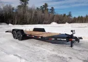2026 Southland 7x20 15K Hydraulically Dampened Tilt Equipment Trailer w/Front Toolbox, Spare Tire.