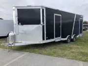2023 Mission 8.5X22+6 Aluminum All Sport Elevation Enclosed Snowmobile Trailer w/Extra Height