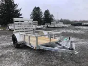 2027 Mission 5x8 Aluminum 3K Utility Trailer w/Fold Flat Ramp