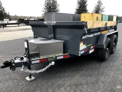 2026 Southland 5x10 11K Dump Trailer w/Tarp Kit & Ramps