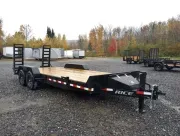 2027 Rice 7x20 10K EQUIPMENT TRAILER W/TOOL BOX, STAND UP RAMPS, D-RINGS