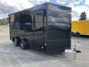 2027 E-Z Hauler 7.5x16 Aluminum 7K Enclosed Cargo/UTV Trailer w/Extra Height & Spoiler
