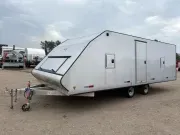 2013 Mission 101x20 Aluminum Crossover Hybrid 4-Place Snowmobile Trailer w/Track Mats & Ski Guides