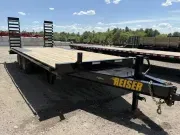 2025 Reiser Trailers 8.5x20 14K Deckover w/4' Dovetail & Stand Up Ramps Equipment Trailer