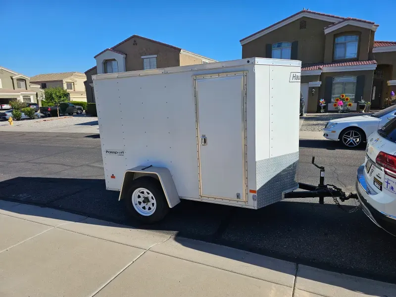 2017 Haulmark Passport Enclosed 8-foot - used