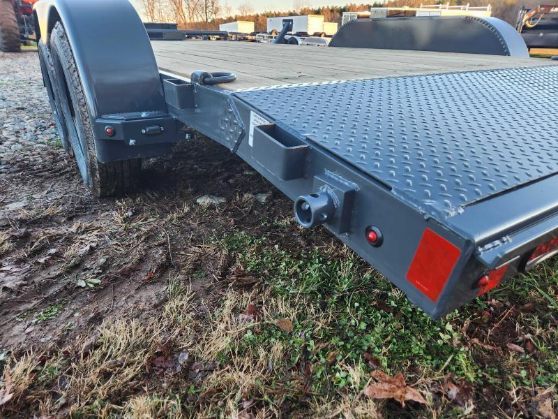 2023 Lamar 7X16 7K Car Hauler w/ Toolbox and Winch Plate Countryside