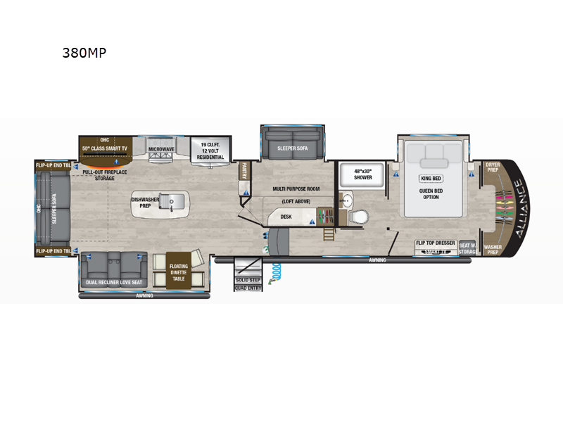 new Fifth Wheel Trailers Alliance RV Paradigm for sale, in Georgetown, TX Thumbnail 2