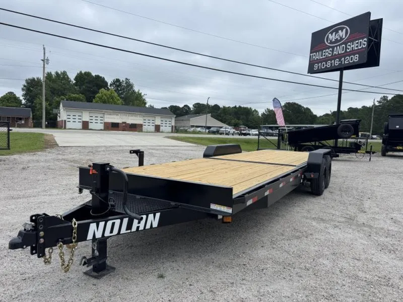 2025 Nolan Manufacturing 7 X 24 17K Half Tilt Tilt Trailer