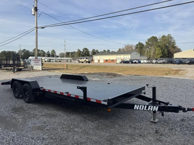 2026 Nolan Manufacturing 7 X 20 7K Car Hauler Metal Deck Car Hauler